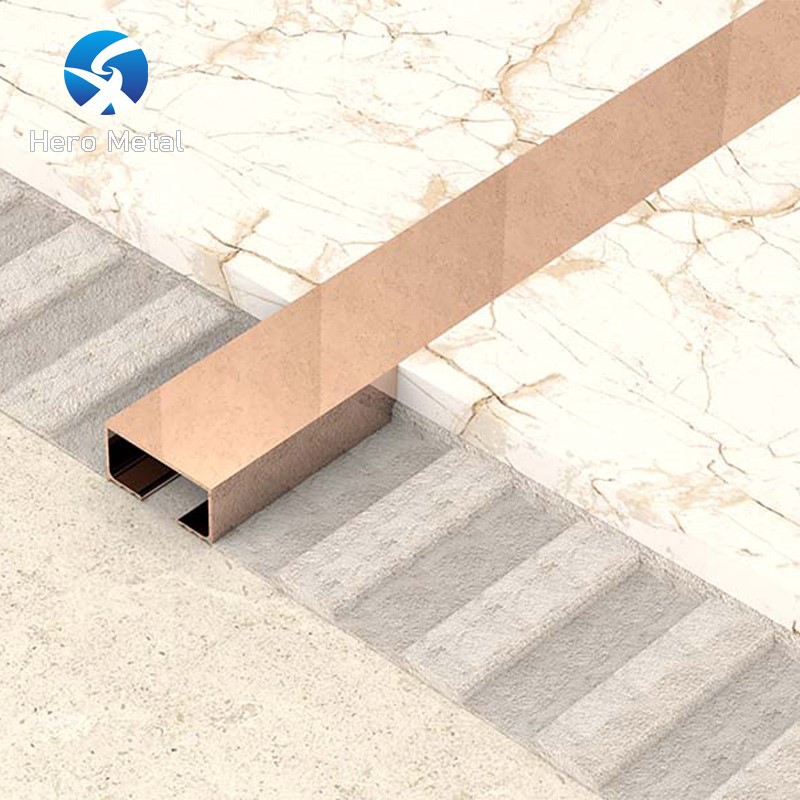 Aluminum tile edg trim